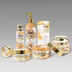 Série de soins de la peau en or 24 carats OEM ODM, nettoyage, hydratation, éclaircissement, ensemble raffermissant, lissant, crème anti-rides, sérum pour le corps et le visage - Product Image 5