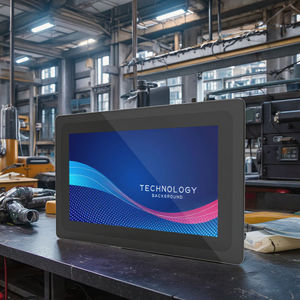 소형 팬리스 13.3 15.6 인치 LCD 디스플레이 I3 SSD Win7 Win10 리눅스 호환 산업용 터치 패널 PC 알루미늄 - Product Image 1