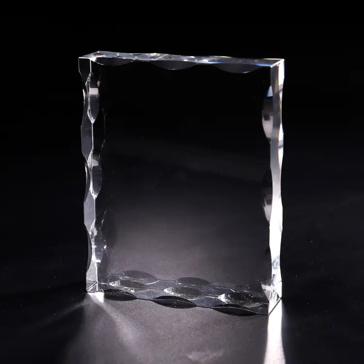 Mooie Rand Crystal Blank Voor 3d Fotolaser Graveren