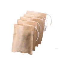 Sachets de thé vides en papier filtre biodégradable écologique 8x10cm, style classique, qualité alimentaire
