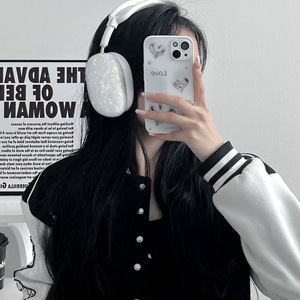 Cuffie <span class=keywords><strong>Bluetooth</strong></span> indossate all'ingrosso <span class=keywords><strong>con</strong></span> custodia protettiva completa per iPhone AirPods custodia Max TPU - Product Image 3
