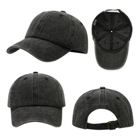 Gorra de Béisbol Unisex Vintage Lavada, Sin Estructura, de Algodón Lavado, Ajustable, Gorras de Papá con Logotipo Bordado Personalizado