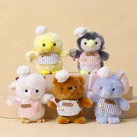 En gros, pendentifs en peluche animaux mignons (éléphant, ours en peluche, pingouin, mouton) et poupées de mariage, pour cadeaux promotionnels