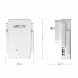 Extenseur de portée WiFi 6 AX3000 pour la maison, double bande 5 GHz 2,4 GHz, norme 802.11AX, cryptage WEP, 4 antennes externes, WPS - Product Image 4