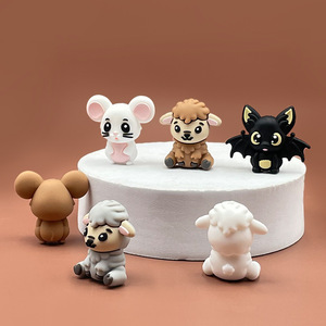 <b>Cute</b> Cartoon Animal Silicone Beads Mixed Shapes For <b>Bracelet</b> Making Food Grade Loose Beads More Than 3 Months - Product Image 1
