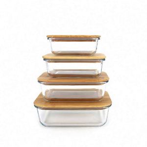 Boîte à lunch scellée en verre et plastique, résistante aux hautes températures, pour micro-ondes et réfrigérateur, 0-1L, durable, écologique, pour nouveau-né - Product Image 5