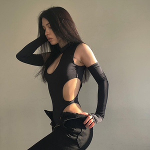 <span class=keywords><strong>Mono</strong></span> de moda de chica caliente de verano Y2K Top de <span class=keywords><strong>manga</strong></span> <span class=keywords><strong>larga</strong></span> con decoración ahuecada de punto ajustado para <span class=keywords><strong>fiesta</strong></span> informal - Product Image 3