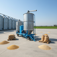Máquina secadora de granos, máquina de secado para arroz y avena, secadora de granos móvil a diésel