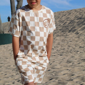 Conjunto de Shorts de Algodão Orgânico para Crianças, Roupas Personalizadas para Meninos, Camisas e Shorts Personalizados para Crianças - Product Image 2