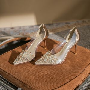 Nouvelle tendance mode coréenne Evergreen : Chaussures délicates pour femmes à plateforme verre à vin, bout pointu, à enfiler, antidérapantes - Product Image 2