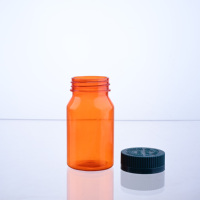 80ml produit de santé bouteille en plastique bouteille de capsule bouteille de bonbons de qualité alimentaire