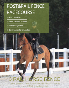 Clôture en vinyle pour chevaux Fentech, <span class=keywords><strong>prix</strong></span> direct d'usine, haute qualité, résistante, écologique, anti-rongeurs, 4 pieds x 8 pieds - Product Image 3