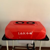 Kit de thermostat de climatisation automatique Lengku K603, double ventilateur, 2400W de refroidissement, 850W de puissance, rénovation/mise à niveau universelle 12V, camion, voiture, sous le tableau de bord, R134A