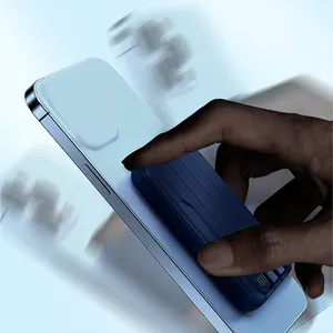 नया मैग्नेटिक पोर्टेबल चार्जर वायरलेस 10000mah पावर बैंक बिल्ट-इन केबल वायरलेस पावरबैंक