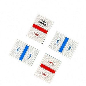 Cartas de Juego de Plástico Estilo WPT Personalizadas, con Índice Jumbo Ancho, Resistentes al Agua, PVC Mate, para Casino - Product Image 1