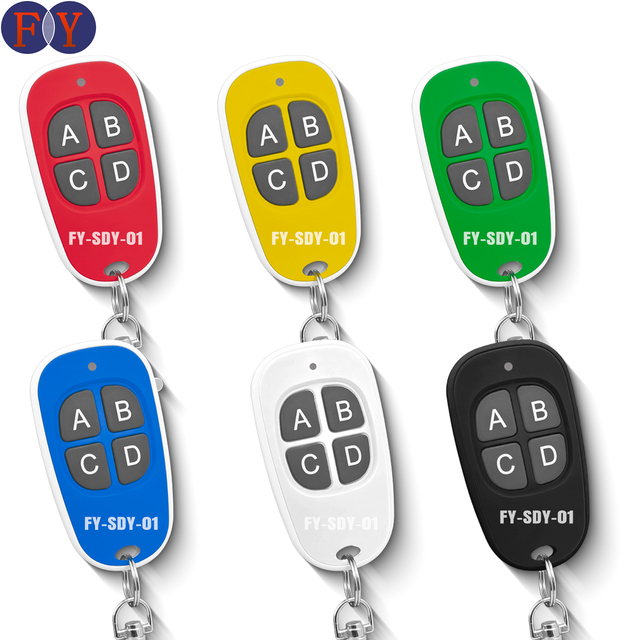 Source Factory Four-channel RF Wireless Remote Control 433mhz Copier Type Backup Garage Door Roller Shutter Door Remote Control