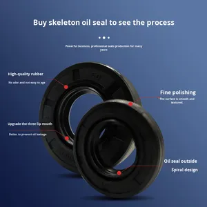 TG/TC/FB <span class=keywords><strong>NBR</strong></span> 스켈레톤 니트릴 고무 프레임워크 오일 씰 내경 15-50mm 오일 저항성 내마모성 립 타입 - Product Image 3