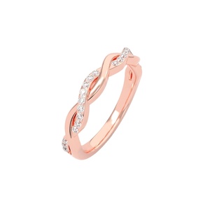 Anillo de Eternidad de Oro Blanco de 18k con Diamantes Melee de 1.5ct, Anillo de Boda con Diamantes Cultivados en Laboratorio IGI - Product Image 3