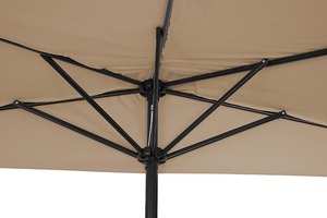 9 pies Patio la mitad <span class=keywords><strong>ronda</strong></span> paraguas jardín Bistro pared balcón sol sombra 270 cm sombrilla - Product Image 3