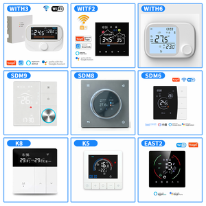 Thermostat intelligent WiFi RF sans fil avec écran couleur pour chaudière à gaz, régulateur de température pour chauffage mural, télécommande 433 MHz, 3A - Product Image 6