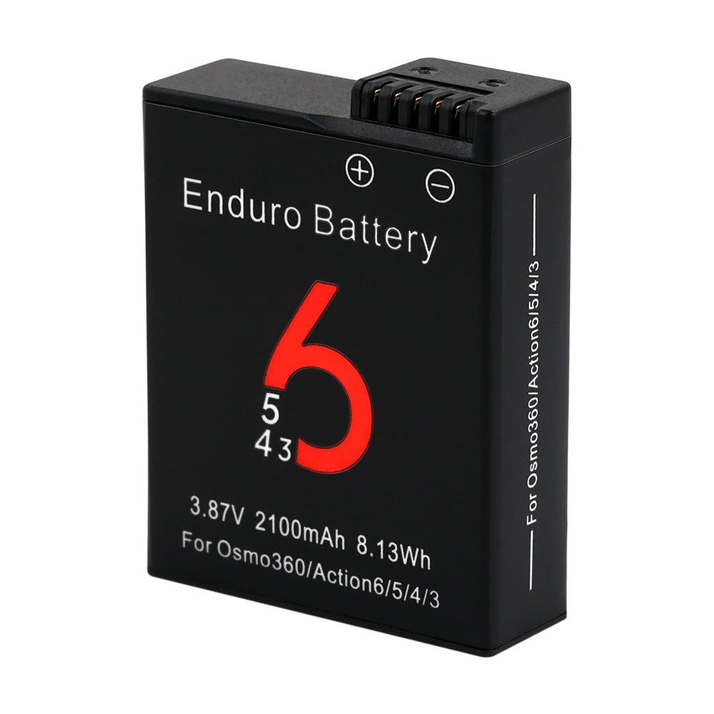 2100mah Action3/4/5pro/6 Rechargeable Li-ion Battery for DJI Osmo Action3/4/5/6 Camera Sports Camera Action3/4/5/6 Accessories