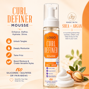 Mousse Définition des Boucles en Gros, Mousse Coiffante Hydratante en Profondeur avec Huile de Karité et d'Argan pour Cheveux Naturels 251ml - Product Image 5