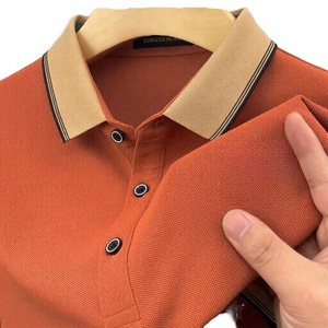 Suministro Directo de Fábrica, Logotipo Personalizado OEM, Camiseta de Manga Corta, Cómoda, Transpirable, de Secado Rápido, Antiarrugas, Cuello Redondo, Tejido de Punto - Product Image 3