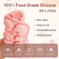 Niedliche 3D-Pilzform Umweltfreundliche Ofenfeste Silikon-Kuchenformen für Schokolade, Süßigkeiten, Eis, Gummibärchen, Fondant, Kekse und Kerzenherstellung