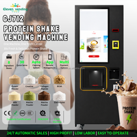 Nouveau modèle 2026 Distributeur automatique de boissons protéinées 8 saveurs avec écran tactile 32 pouces et options de paiement multiples pour salle de sport et centre de fitness