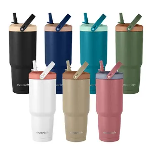 New Arrivals Unique Design ODM OEM 30oz 14oz Sublimation Insulated Stainless Steel Tumbler With Straw Lid