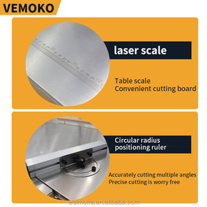 Scie <span class=keywords><strong>à</strong></span> <span class=keywords><strong>table</strong></span> coulissante de haute précision avec fonction de rainurage et double rail dissimulé en aluminium pour une coupe sans éclats - Product Image 2
