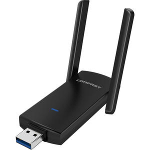 Adaptateur <span class=keywords><strong>USB</strong></span> <span class=keywords><strong>WiFi</strong></span> double bande 1300Mbps Dongle Wi-Fi 2.4G/5Ghz Récepteur sans fil USB3.0 802.11AC 4 antennes - Product Image 1