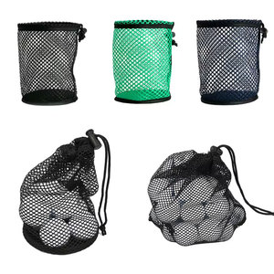 Drawstring Golf Net Bag Golf Balls Storage Bag Holds 12 36 48 Balls-Promotional Sportpacks,Factory Cheap Price Golf Ball Pouch
