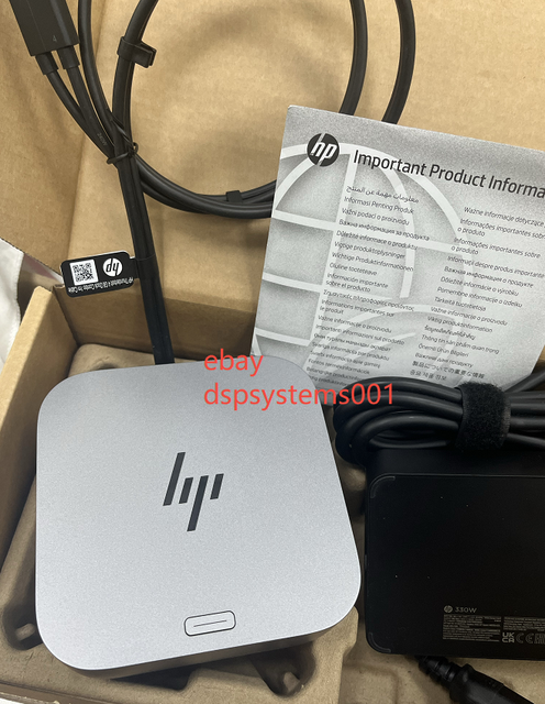 New Sealed for HP Thunderbolt 4 280W Ultra G6 Dock Universal Docking Station Laptop Desktop USB C Hub with 330W Adapter
