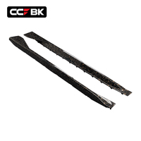Pour BMW G8X G80 G81 M3 G82 G83 M4 Competition CS 2020-2026 Jupes latérales de pare-chocs en fibre de carbone forgée dorée 51192473041 51192473040