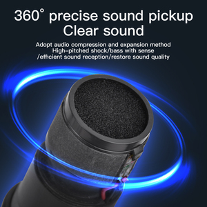 Micrófono Dinámico Inalámbrico UHF de Mano GAW-WX17, Micrófono Inalámbrico para Actuaciones en Escenario, Karaoke, Fiestas en Casa, Canto Profesional - Product Image 3