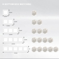 Prise murale RJ45 pour réseau Internet CAT6, ignifuge V-0, cadre 86*86, norme européenne, couleurs blanc, noir, gris, or