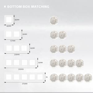 <span class=keywords><strong>Prise</strong></span> murale <span class=keywords><strong>RJ45</strong></span> pour réseau <span class=keywords><strong>Internet</strong></span> CAT6, ignifuge V-0, cadre 86*86, norme européenne, couleurs blanc, noir, gris, or - Product Image 4