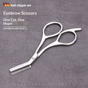 Ensemble de ciseaux et peigne pour la coupe des sourcils, pour femmes et hommes, avec un petit coupe-sourcils et un outil de précision - Product Image 1