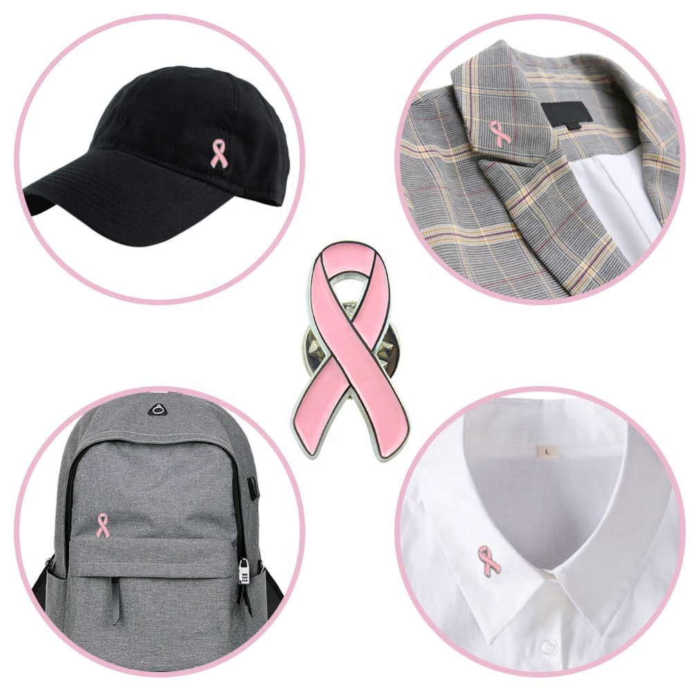 Moule existant Dur Émail Doux Rose Ruban de Sensibilisation Insigne Broche Prostate Poumon Cancer Broches