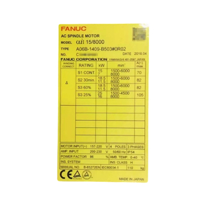 Motor Accesorio para Robot de Automatización Industrial A06B-1409-B503 - Product Image 1