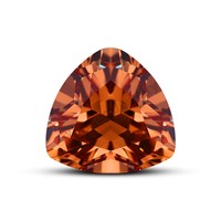 Prix usine D-Champagne 5a Pierres précieuses synthétiques CZ en vrac Trillion Machine Cut 6*6mm Pierres de zircone cubique