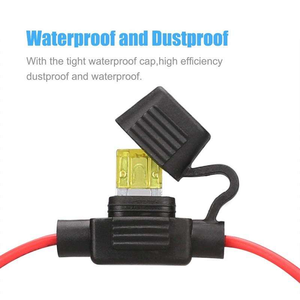 <span class=keywords><strong>Portafusibles</strong></span> en Línea Impermeable 18/16/14/12AWG 12V 24V ATC ATO con Cables para Auto, Barco, Camión, RV, Marino - Product Image 5