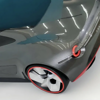 Prototypage rapide de voitures concept avec services d'impression 3D en résine SLA / Service de pièces automobiles imprimées en 3D personnalisées / Expédition rapide