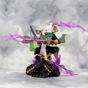 Figura de acción de anime en 3D de PVC, <span class=keywords><strong>serie</strong></span> <span class=keywords><strong>Luffy</strong></span> Roronoa Zoro, figuras de anime, kits de garaje, juguetes de Onesc, modelo de juguete ensamblado - Product Image 6