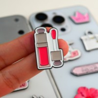 Autocollant de téléphone 3D personnalisé en usine avec des motifs anciens et modernes, en alliage de zinc durable, couleur personnalisée Megasun pour cadeaux souvenirs
