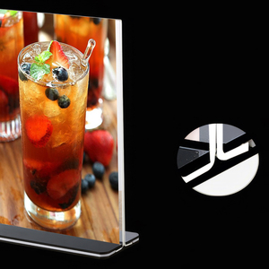 Nhà máy tùy chỉnh siêu thị A3 A4 A5 bảng Đăng Poster <span class=keywords><strong>Acrylic</strong></span> <span class=keywords><strong>menu</strong></span> khung hiển thị đứng chủ - Product Image 5