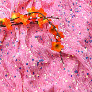 도매 5mm 멀티 컬러 스트레치 스팽글 벨벳 레이스 원단 파티 드레스 수영복 및 액세서리 워프 니트 타입 - Product Image 2