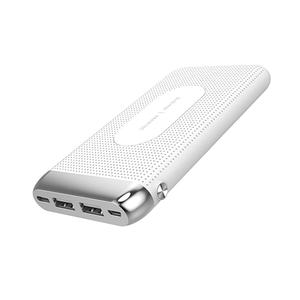 Caricabatterie Wireless 10000mAh telefono cellulare Powerbank Micro USB 10W 3-in-1 Travel Li-batteria ai polimeri con spedizione gratuita - Product Image 1