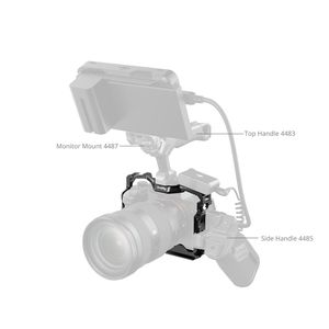 3667C 3668C 3669D Jaula de aluminio para cámara con asa superior, orificios de 1/4"-20 y soporte de zapata fría para <span class=keywords><strong>Sony</strong></span> <span class=keywords><strong>A7R</strong></span> <span class=keywords><strong>V</strong></span> <span class=keywords><strong>A7R</strong></span> IV A7 IV A7S III - Product Image 5